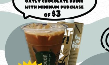 (Till 30 Aug 2022) Jollibean Singapore free chocolate drink when you spend min of $3