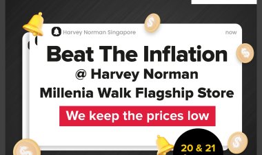 (20 to 21 Aug 2022) Harvey Norman beat the inflation event at Millenia Walk Flagship store lucky spin free hairstyling and more