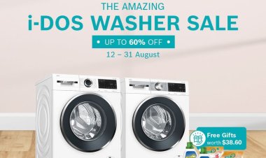 (Till 31 Aug 2022) Bosch i-Dos Washer sale up to 60% on selected model and free gift Persil detergent products worth $38.60