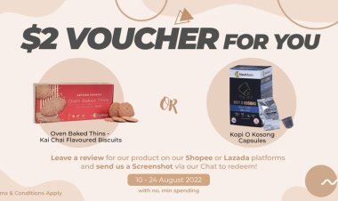 (Till 24 Aug 2022) New Moon free $2 voucher new product biscuit & kopi o capsule when you give them review