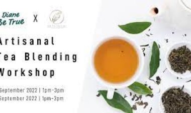 (10 & 11 Sep 2022) Artisan Tea x Diane tea blending workshop take back full size shampoo and tea unique tea blend home with $35 fee