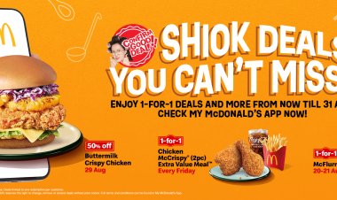 (29 Aug 2022) McDonald shiok deals 50% off for buttermilk crispy chicken burger