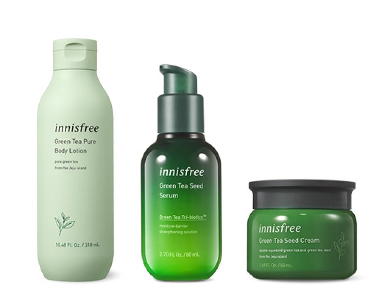 (Aug 2022) Innisfree Singapore free with purchase free pore care kit with Purchase of volcanic mask or free 3 pcs my real squeeze ex green tea mask  with purchase of sunscreen