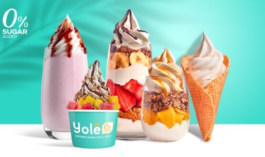 Yole Singapore new product launched waffle bowl, waffle in cup format