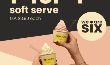 Hokkaido baked cheese tart buy one free one for soft serve (UP $3.90 each) all over September