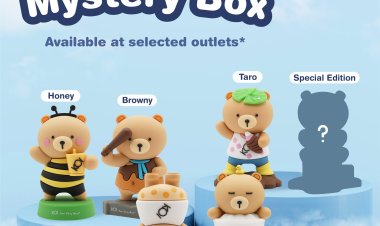 KOI Singapore celebrate 16th anniversary $5.90 each BB bear with any purchase of drink or $59 for 8 bears
