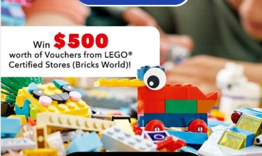 Wisma Atria @ Instagram giveaway $ voucher for Lego to 5 winners join now at Instagram contest end 4 Oct