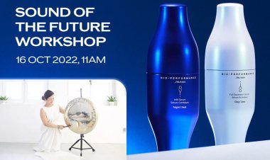 Shiseido x Metro Paragon sound of future workshop on 16 Oct get beauty consultant and beauty products with ticket purchase