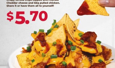 Chic-a-boo pulled bbq chicken nachos promotion $5.70 only for limited time