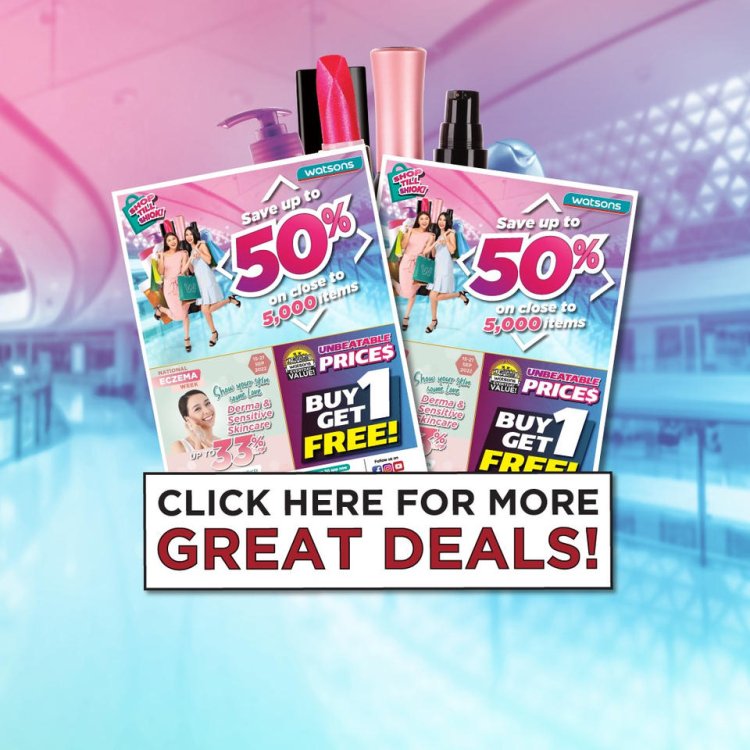 (Till 21 Sep 2022) Watsons buy one free one beauty personal care products oral b mask listerine shampoo