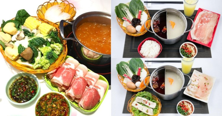 Shi Li Fang Hot Pot set meal from $9.90 include soup, main course, vegetable and hot pot dish