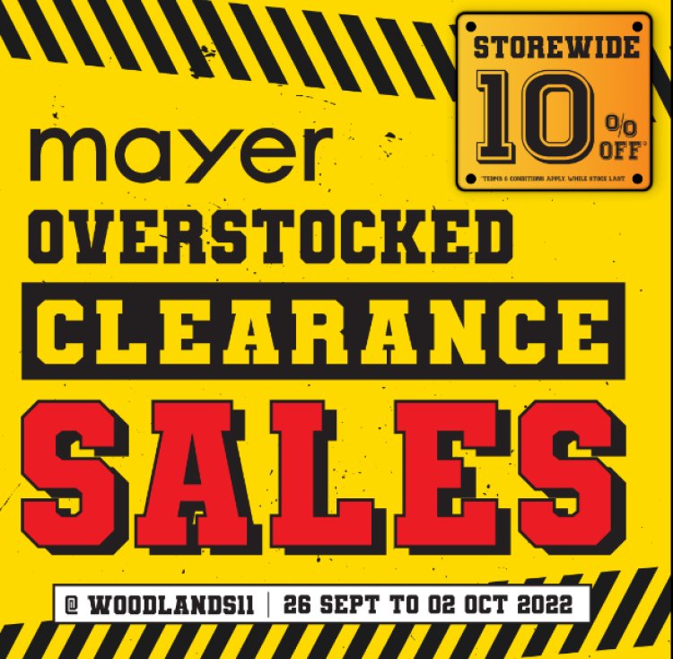 Mayer clearance sale enjoy 10% off Mayer or Mistral small and build in appliances till 2 Oct 2022
