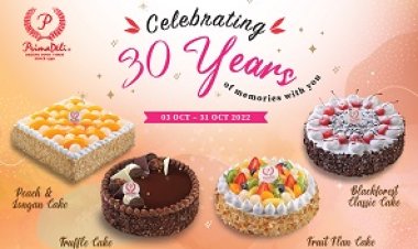 Prima Deli 30% off in store only for selected 1kg  cake till 31 Oct