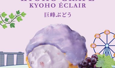Beard Papa Kyoho Grape Eclair Cream Puff monthly special from selected outlets only