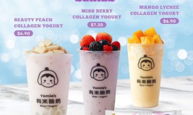 Yomie x NewMoon collagen series yogurt drink new launch