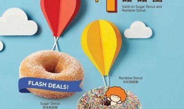 Bread Talk classic Sugar Donut and crowd favourite Rainbow Donut is only $1 for a limited period till 16 Oct 2022