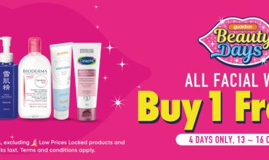 Guardian Beauty Days all facial wash buy 1 free 1 mix and match till 16 Oct
