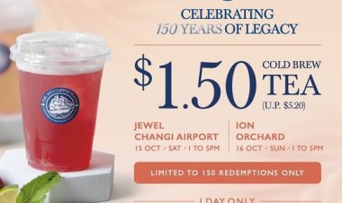 The 1872 Clipper Tea Co celebrating 150 years of quality tea with a 1-day only sweet treat till 16 Oct