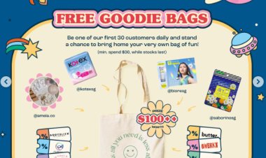 Be the first 30 customers each day min spend $35 and receive a FREE limited edition REFASH GOODIE BAG with goodies WORTH $100+