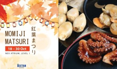 Momiji Matsuri Japanese food fair by Isetan at Nex Atrium Level 1 till 30 Oct