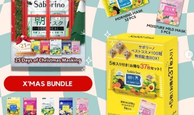 Saborino is back with a popup event at Watsons Bugis Junction $21.90 for 25 pcs mask till 9 Nov
