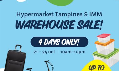 Giant Hypermarket warehouse sale up to 80% off household and electrical products 21 to 24 Oct
