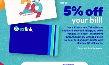Takashimaya x Ezlink card promotion free $10 stored value Ezlink card and discounts