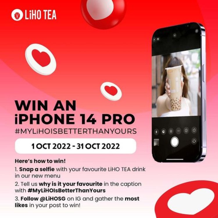 Liho giveaway an iphone 14 pro join the contest now