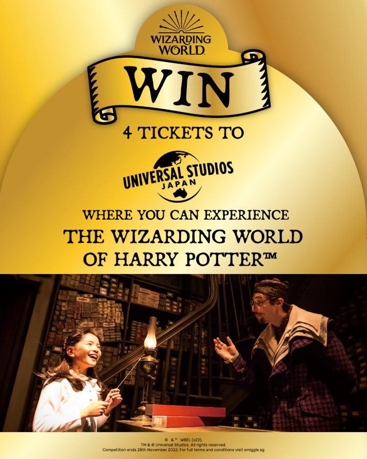 Smiggle giveaway 4 Tickets to Universal Studios Japan where you can experience The Wizarding World of Harry Potter contest end 28 November