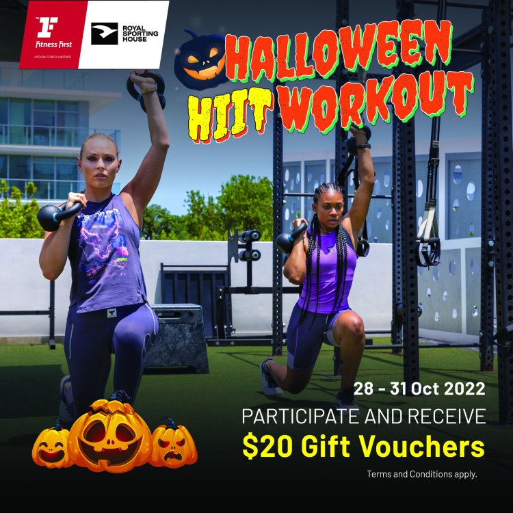 Royal Sporting House x Fitness First free $20 Royal Sporting House voucher when join HIIT class 28 Oct to 31 Oct