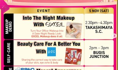 Welcia BHG 5th anniversary event at Raffles City, Takashimaya, Bugis Junction 5 to 6 Nov
