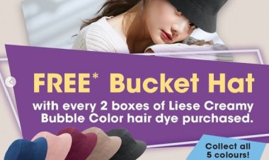 Welcia BHG Liese creamy bubble color buy 2 get free bucket hat till 30 Nov