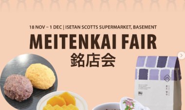 Meitenkai Fair Japanese food fair at Isetan Scotts Supermarket 18 Nov to 1 Dec