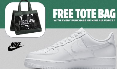 JD Sport free Nike tote bag with every purchase of Nike Air Force 1