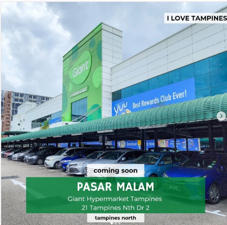 Pasar Malam over 20 local food stores at Giant Hypermarket Tampines from 19 Nov to 4 Dec