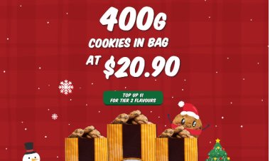 Famous Amos 400g cookies $20.90 only add on $1 for tier 2 flavours