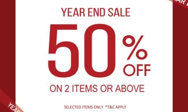 HLA year end sale 50% off when you purchase 2 or more items till 2 Jan 2023