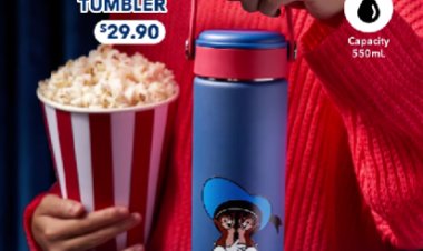 The Coffee Bean & Tea Leaf double stainless steel tumbler @ $29.90 islandwide