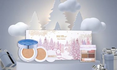 Sum37 new Christmas Waterfull Cushion Holiday kit available for Christmas