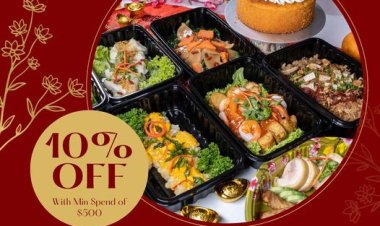 Shiok Kitchen - SK Catering 10% off early bird Five Blessing Buffet Menu for Chinese New Year available for booking