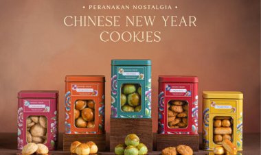 Baker's Brew Stodio early bird discount 10% for Peranakan nostalgia Chinese New Year cookies and distinct packaging