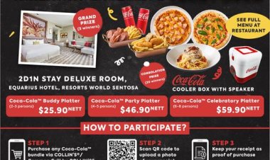 Common Grill Takeaway Coca Cola platter stand a chance to win amazing prizes Staycation at Sentosa enter contest till 31 Jan