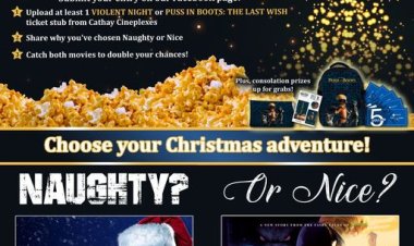 Cathay Cineplexes Christmas around the corner submit entry by 1 Jan to win 6 month's worth of popcorn