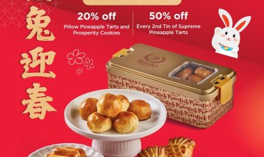 Prima Deli pillow pineapple tart supreme pineapple tart and prosperity cookies up to 50% off early bird discount till 11 Jan 2023