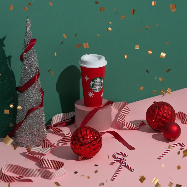 Today only 14.12 Starbucks free resusable cup limited edition with min spend $15 in store or online