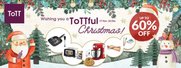 ToTT KITCHEN WARE Christmas sale up to 60% off till 26 Dec