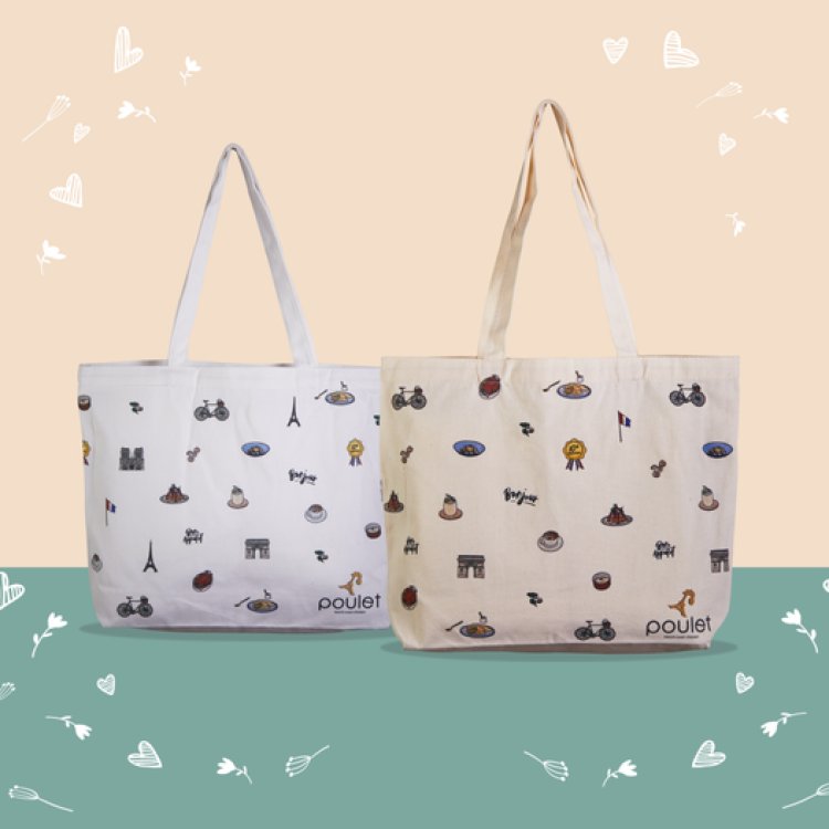 Poulet 10th anniversary free limited edition tote bag min spend $100