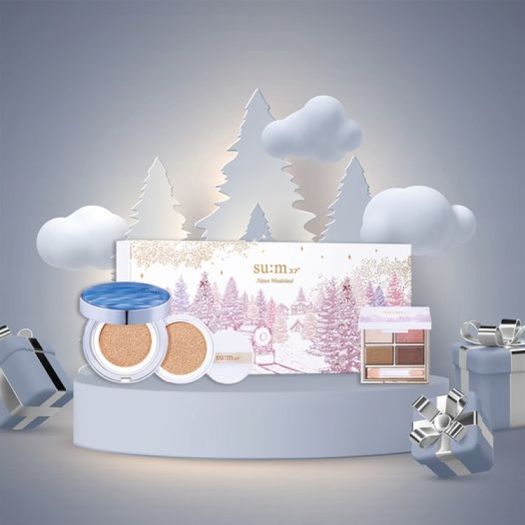 Sum37 new Christmas Waterfull Cushion Holiday kit available for Christmas