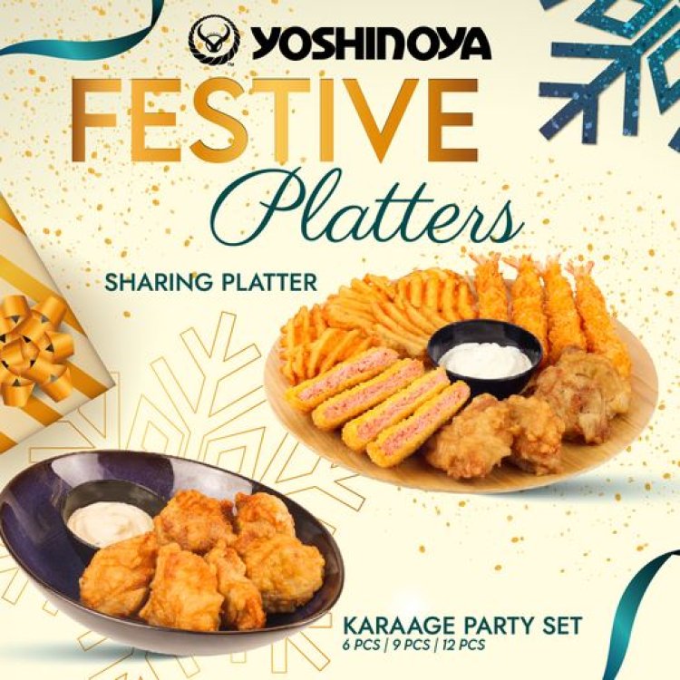 Yoshinoya special sharing platter original karaage party set in store and delivery platform