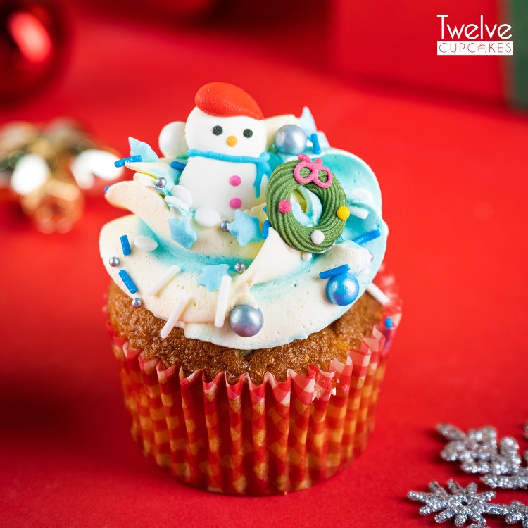 Twelve Cupcake Christmas cupcake available for pre-order now or available in store 23 to 24 Dec